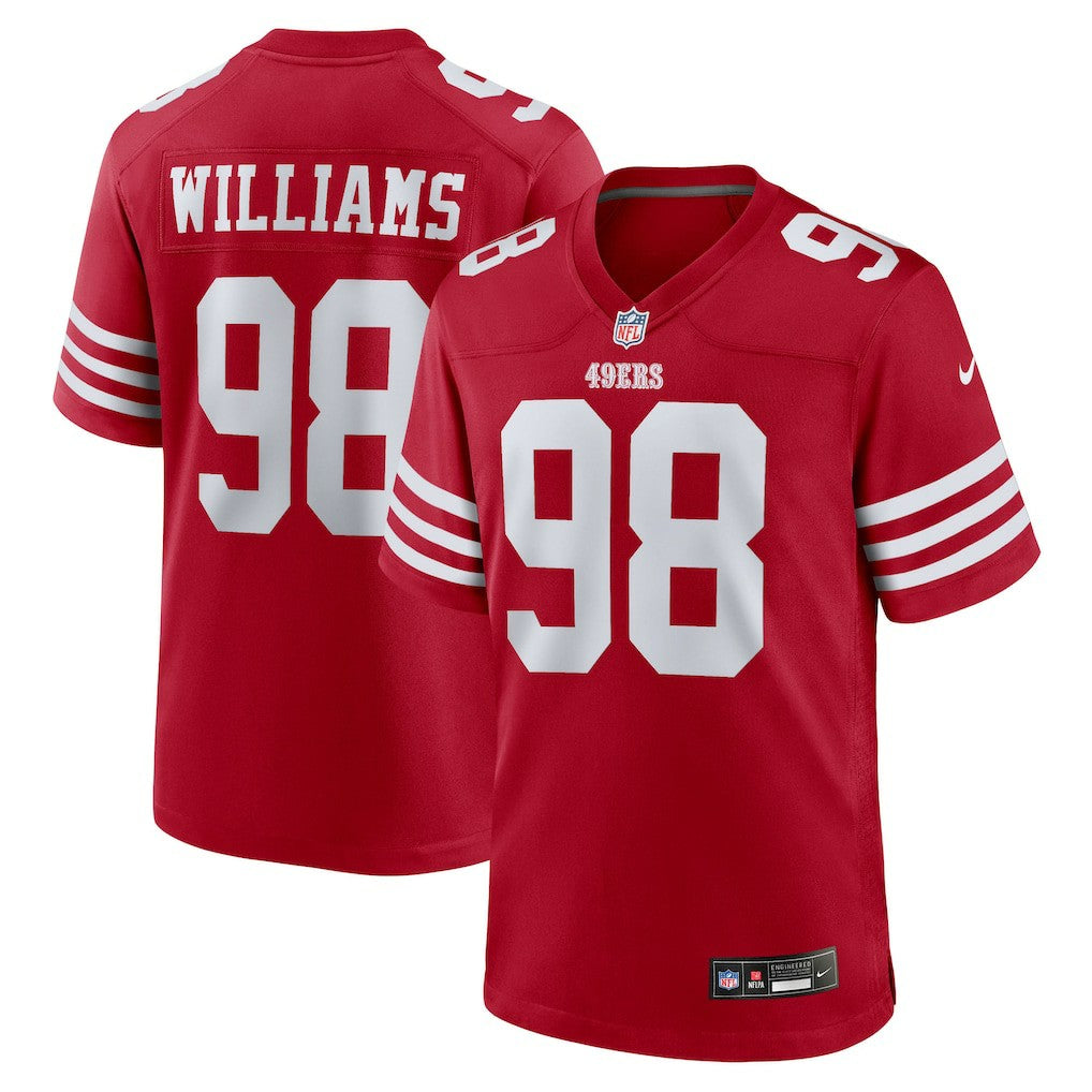 San Francisco 49ers Nike Mykel Williams  Team Game Jersey