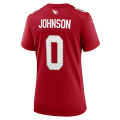 Arizona Cardinals Nike Will Johnson  Women's Team Game Jersey