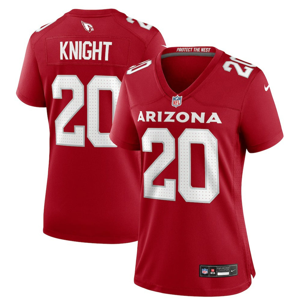 Arizona Cardinals Nike Zonovan Knight  Women's Team Game Jersey