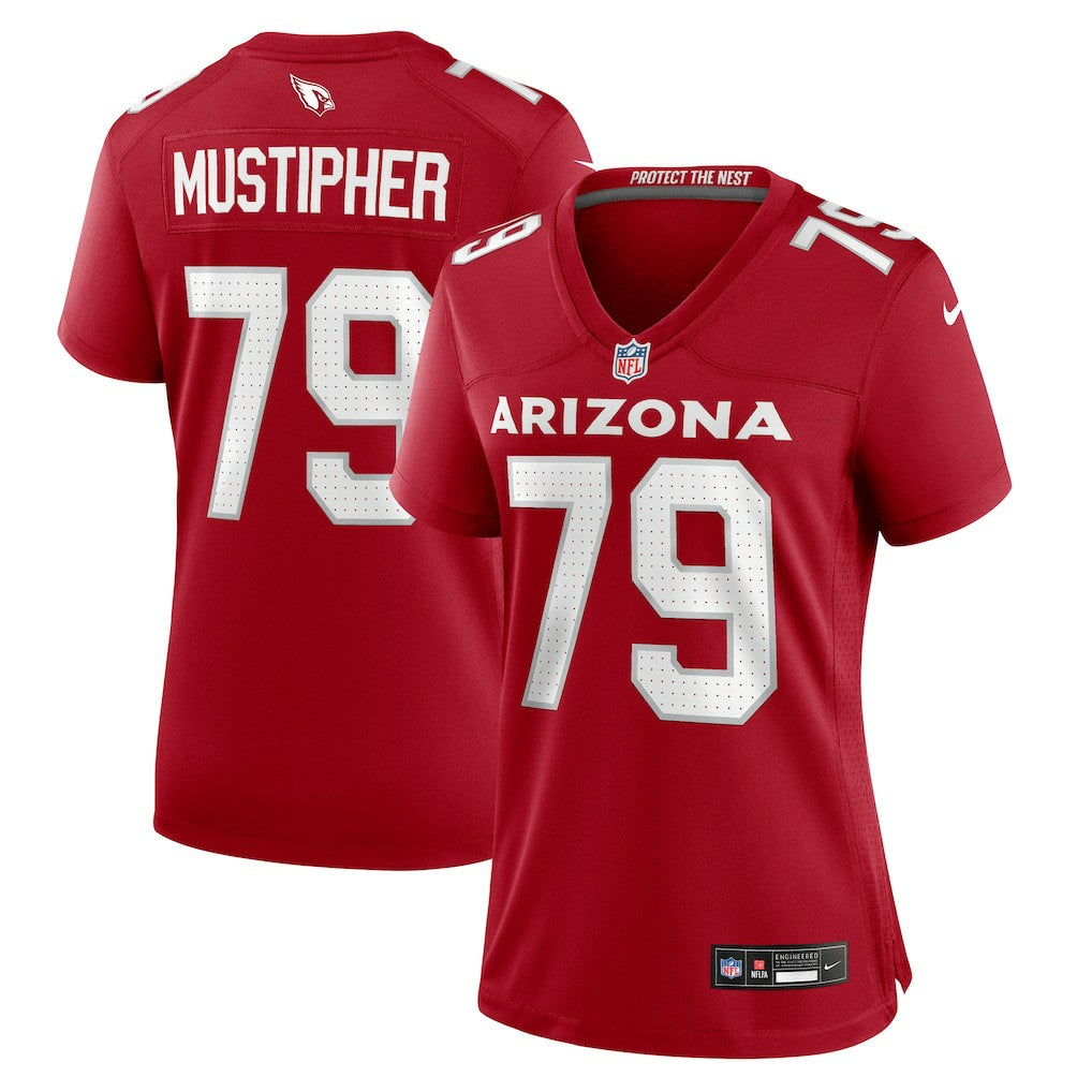 Arizona Cardinals Nike PJ Mustipher  Women's Team Game Jersey