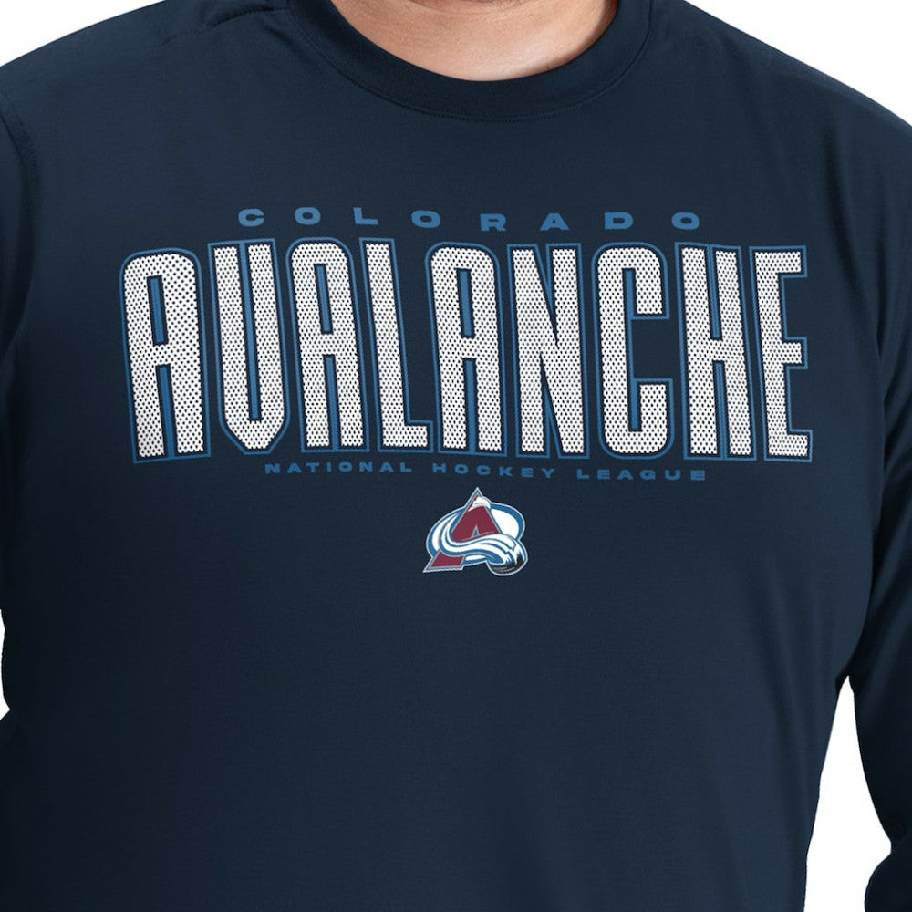 Colorado Avalanche G-III Sports by Carl Banks Adaptive Mesh Effect Long Sleeve T-Shirt Online