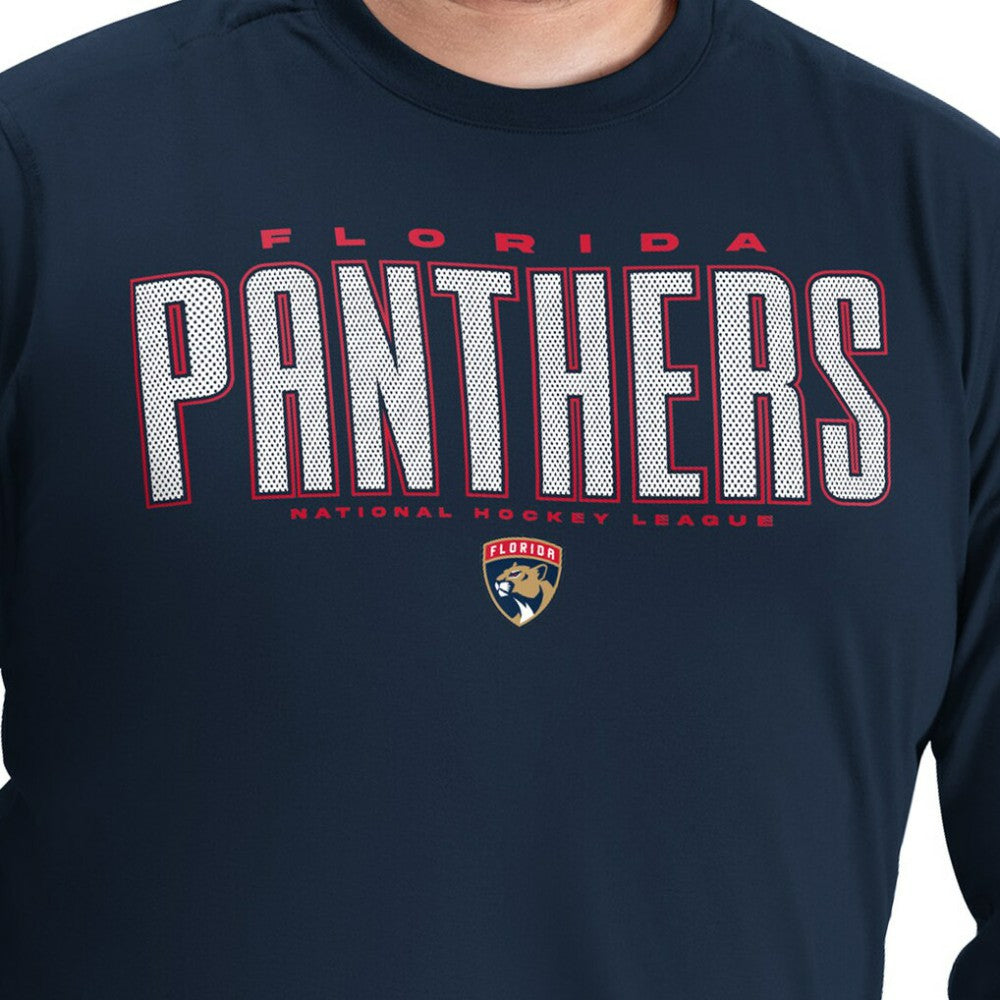 Florida Panthers G-III Sports by Carl Banks Adaptive Mesh Effect Long Sleeve T-Shirt Discount