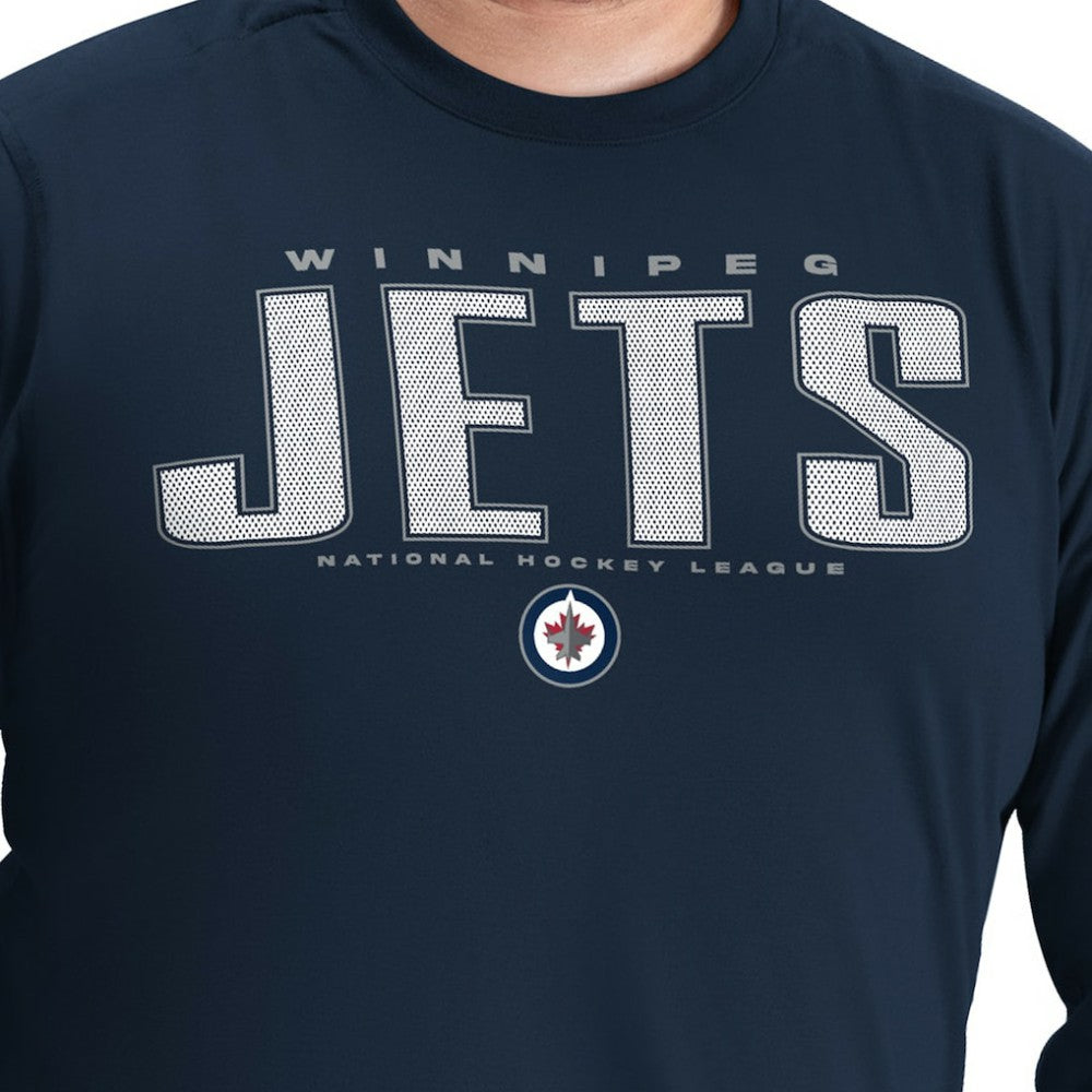 Winnipeg Jets G-III Sports by Carl Banks Adaptive Mesh Effect Long Sleeve T-Shirt Online