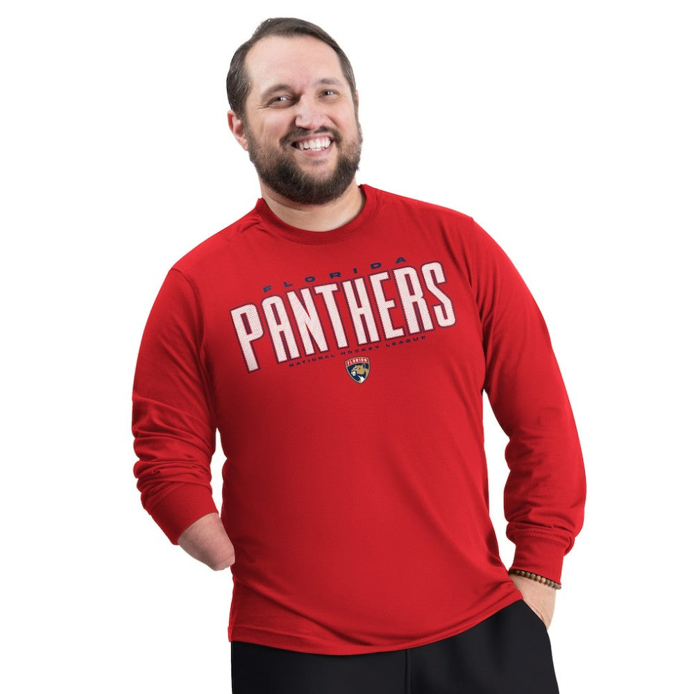 Florida Panthers G-III Sports by Carl Banks Adaptive Mesh Effect Long Sleeve T-Shirt Sale