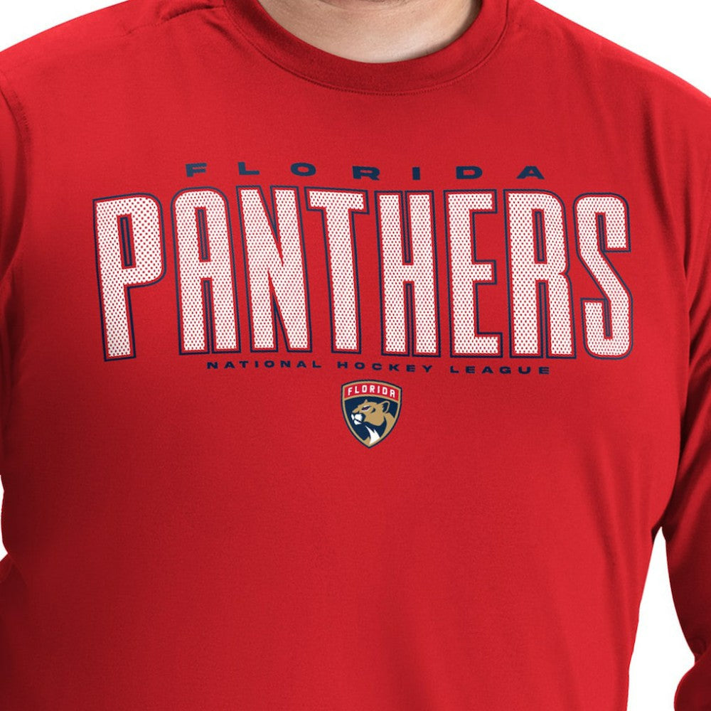 Florida Panthers G-III Sports by Carl Banks Adaptive Mesh Effect Long Sleeve T-Shirt Sale