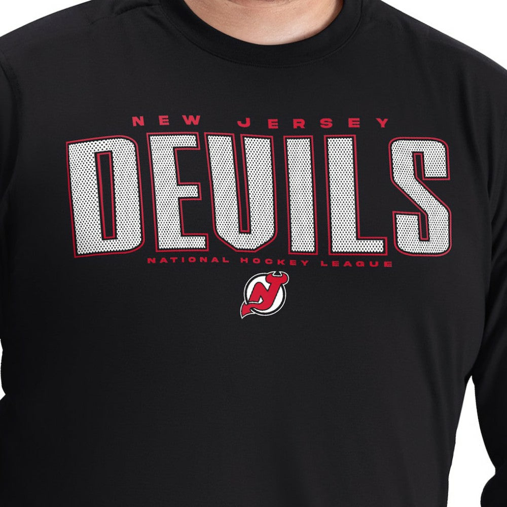 New Jersey Devils G-III Sports by Carl Banks Adaptive Mesh Effect Long Sleeve T-Shirt Online
