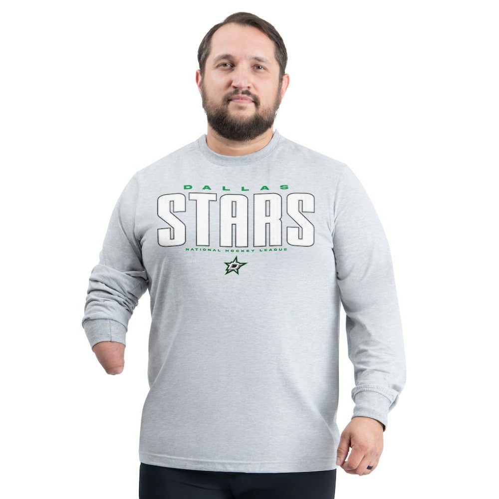 Dallas Stars G-III Sports by Carl Banks Adaptive Mesh Effect Long Sleeve T-Shirt For Sale