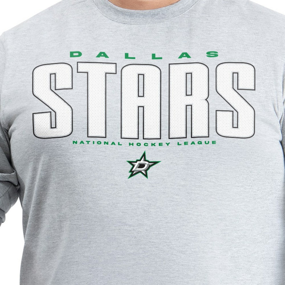 Dallas Stars G-III Sports by Carl Banks Adaptive Mesh Effect Long Sleeve T-Shirt For Sale