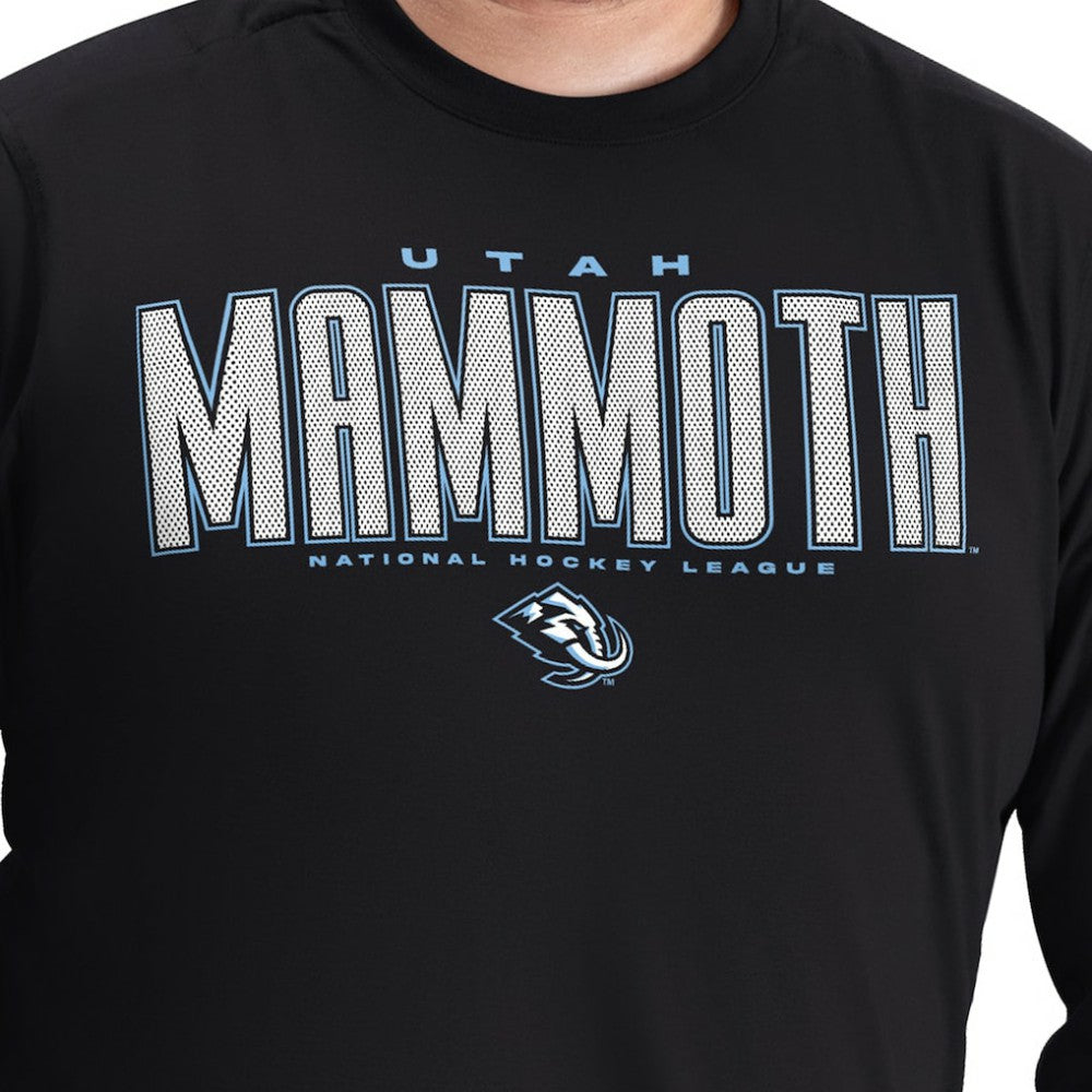 Utah Mammoth G-III Sports by Carl Banks Adaptive Mesh Effect Long Sleeve T-Shirt Outlet