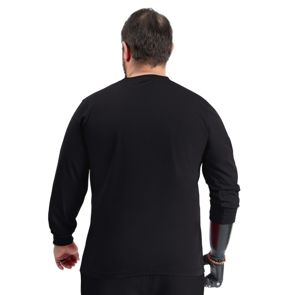 Pittsburgh Penguins G-III Sports by Carl Banks Adaptive Mesh Effect Long Sleeve T-Shirt Sale