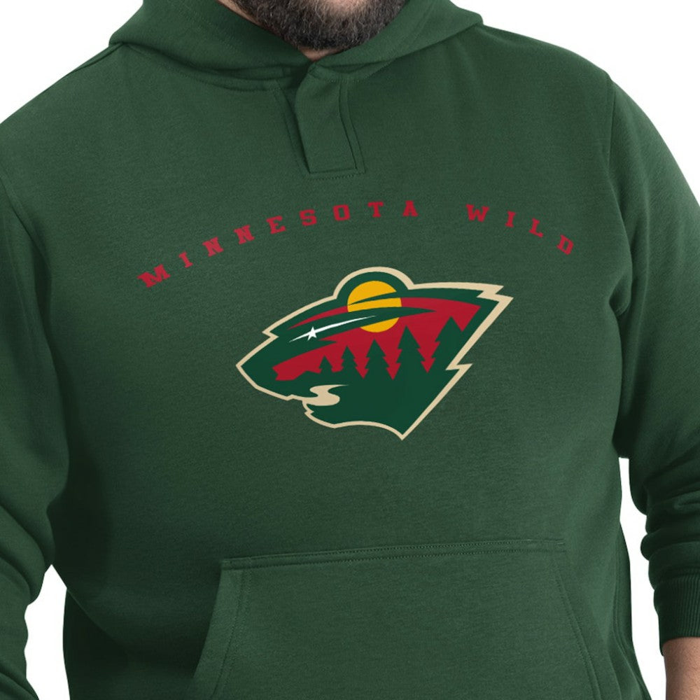 Minnesota Wild G-III Sports by Carl Banks Adaptive Classic Team Arc Fleece Hoodie Online