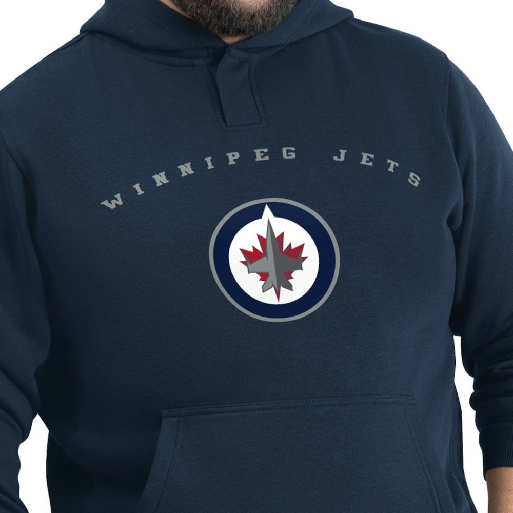 Winnipeg Jets G-III Sports by Carl Banks Adaptive Classic Team Arc Fleece Hoodie Sale