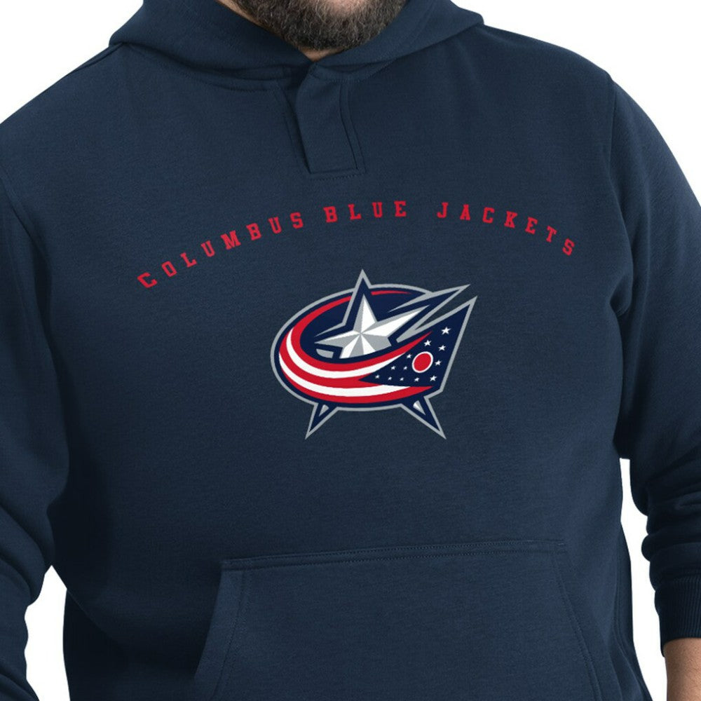 Columbus Blue Jackets G-III Sports by Carl Banks Adaptive Classic Team Arc Fleece Hoodie Outlet