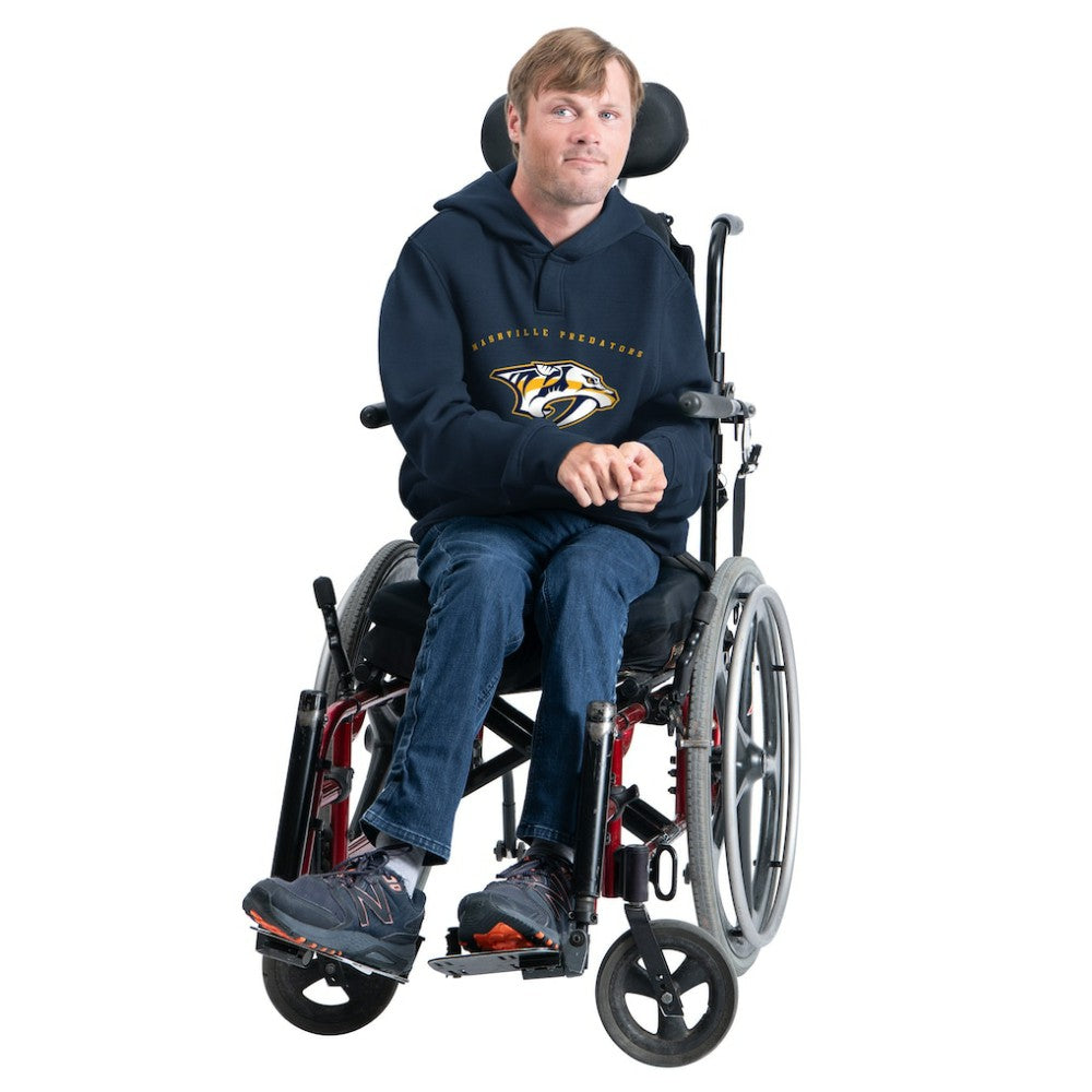 Nashville Predators G-III Sports by Carl Banks Adaptive Classic Team Arc Fleece Hoodie On Sale