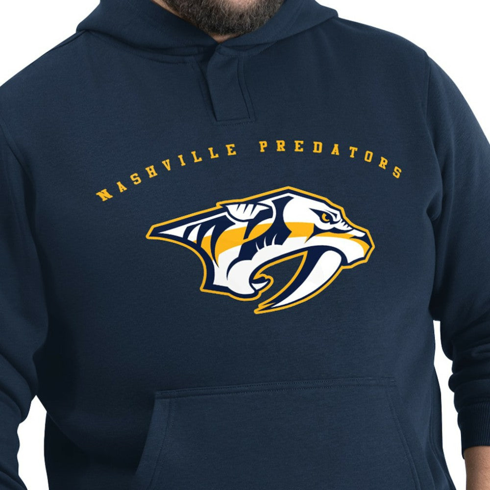 Nashville Predators G-III Sports by Carl Banks Adaptive Classic Team Arc Fleece Hoodie On Sale