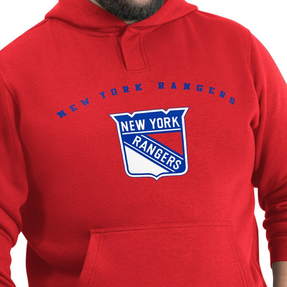 New York Rangers G-III Sports by Carl Banks Adaptive Classic Team Arc Fleece Hoodie Online