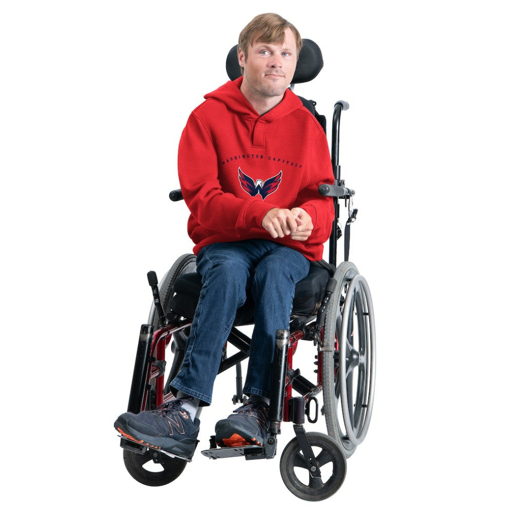 Washington Capitals G-III Sports by Carl Banks Adaptive Classic Team Arc Fleece Hoodie On Sale