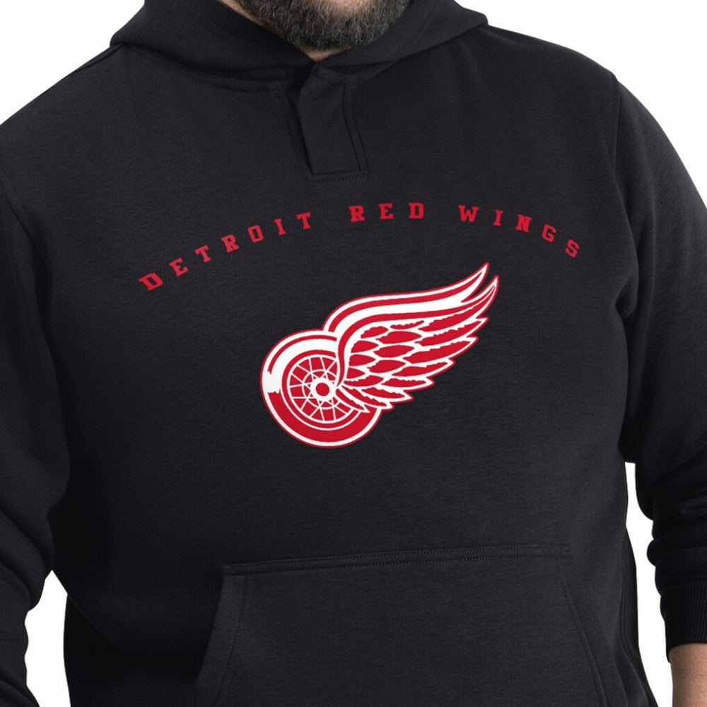 Detroit Red Wings G-III Sports by Carl Banks Adaptive Classic Team Arc Fleece Hoodie Discount