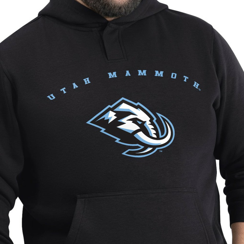 Utah Mammoth G-III Sports by Carl Banks Adaptive Classic Team Arc Fleece Hoodie For Sale