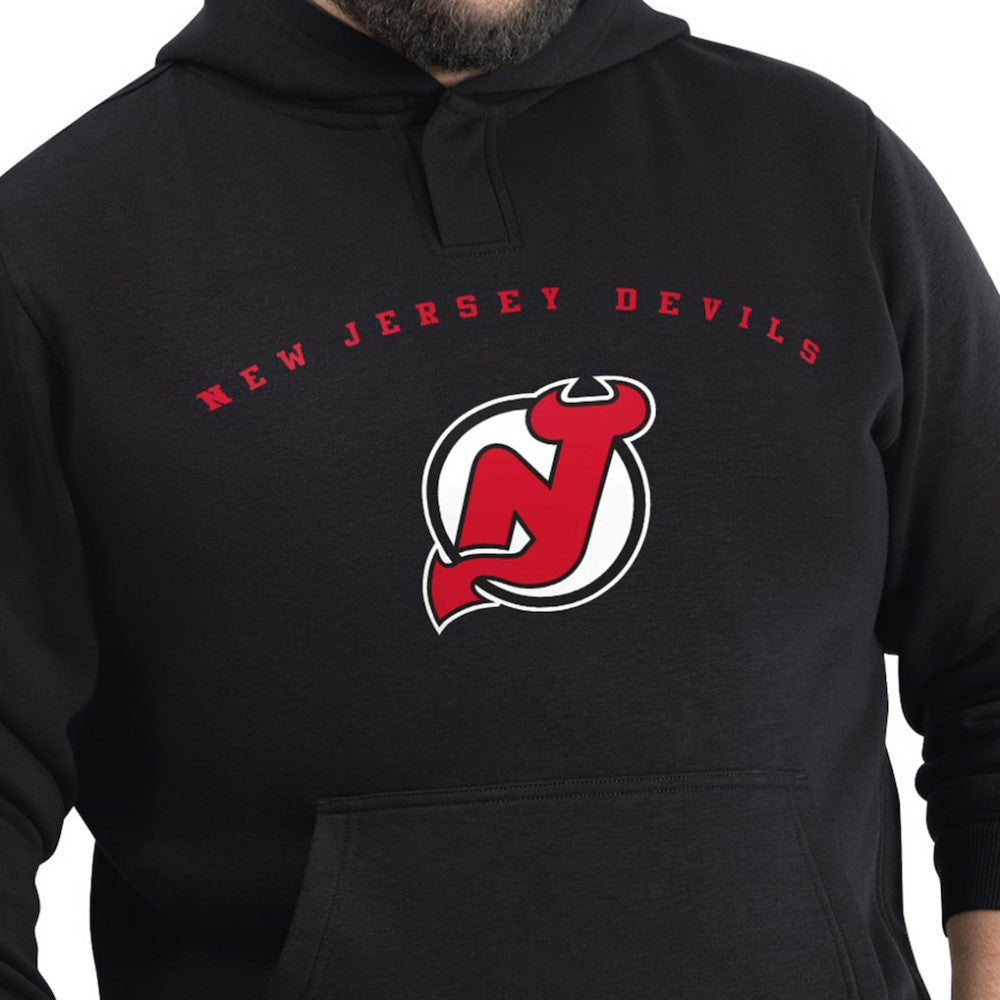 New Jersey Devils G-III Sports by Carl Banks Adaptive Classic Team Arc Fleece Hoodie On Sale