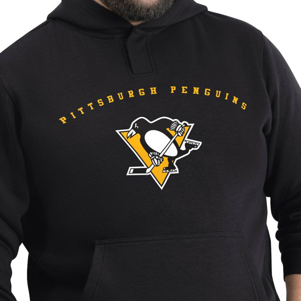 Pittsburgh Penguins G-III Sports by Carl Banks Adaptive Classic Team Arc Fleece Hoodie Sale