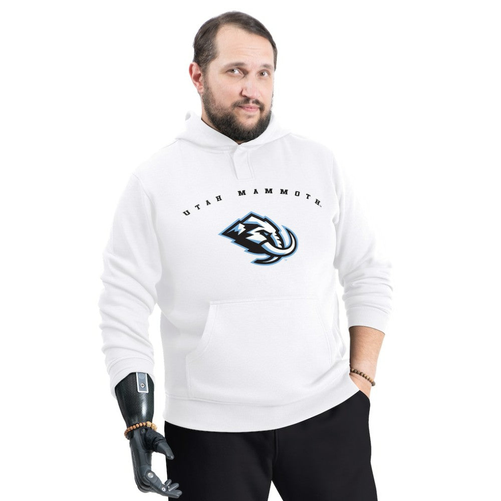 Utah Mammoth G-III Sports by Carl Banks Adaptive Classic Team Arc Fleece Hoodie Outlet