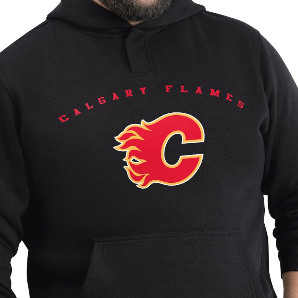 Calgary Flames G-III Sports by Carl Banks Adaptive Classic Team Arc Fleece Hoodie Online