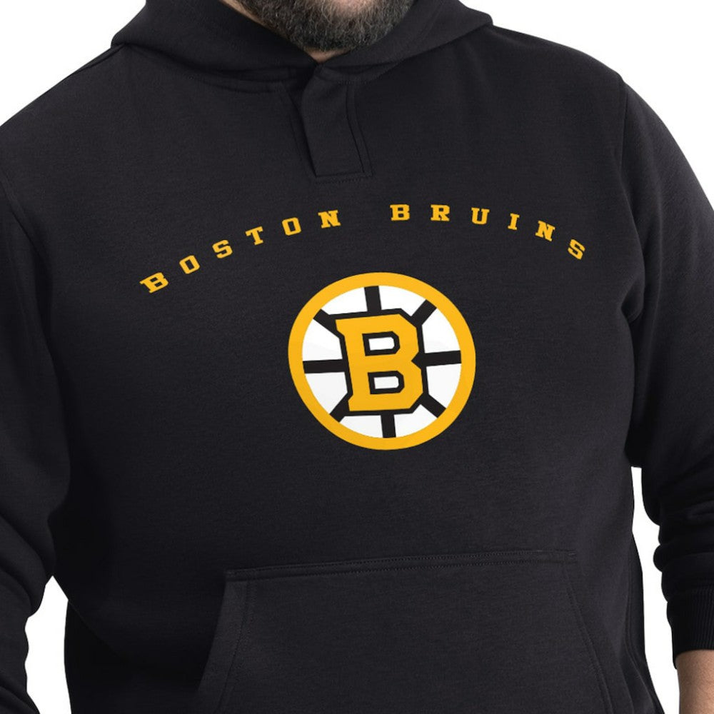 Boston Bruins G-III Sports by Carl Banks Adaptive Classic Team Arc Fleece Hoodie For Sale