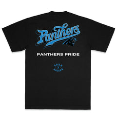 Carolina Panthers  Born x Raised Unisex Pro Script T-Shirt