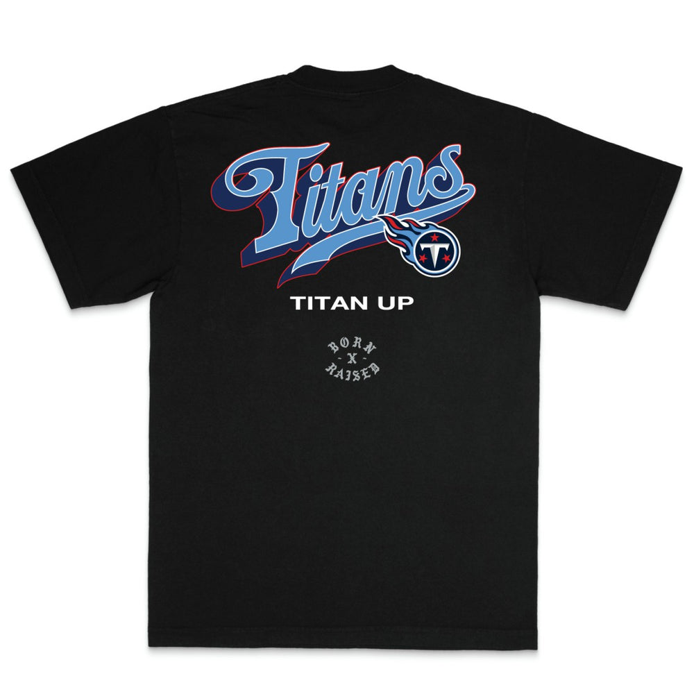 Tennessee Titans  Born x Raised Unisex Pro Script T-Shirt