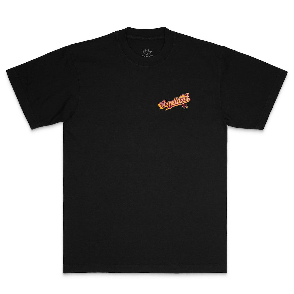 Arizona Cardinals  Born x Raised Unisex Pro Script T-Shirt
