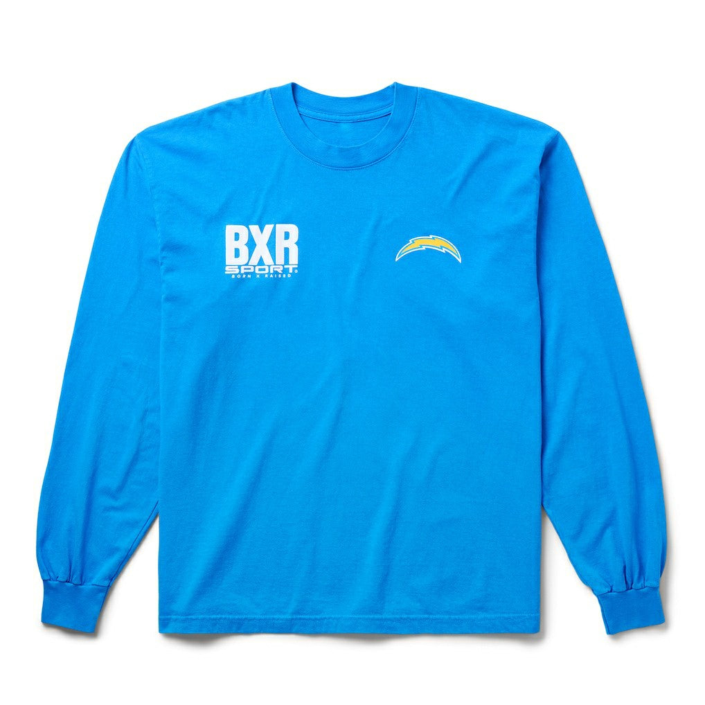 Los Angeles Chargers  Born x Raised Unisex Long Sleeve Local T-Shirt