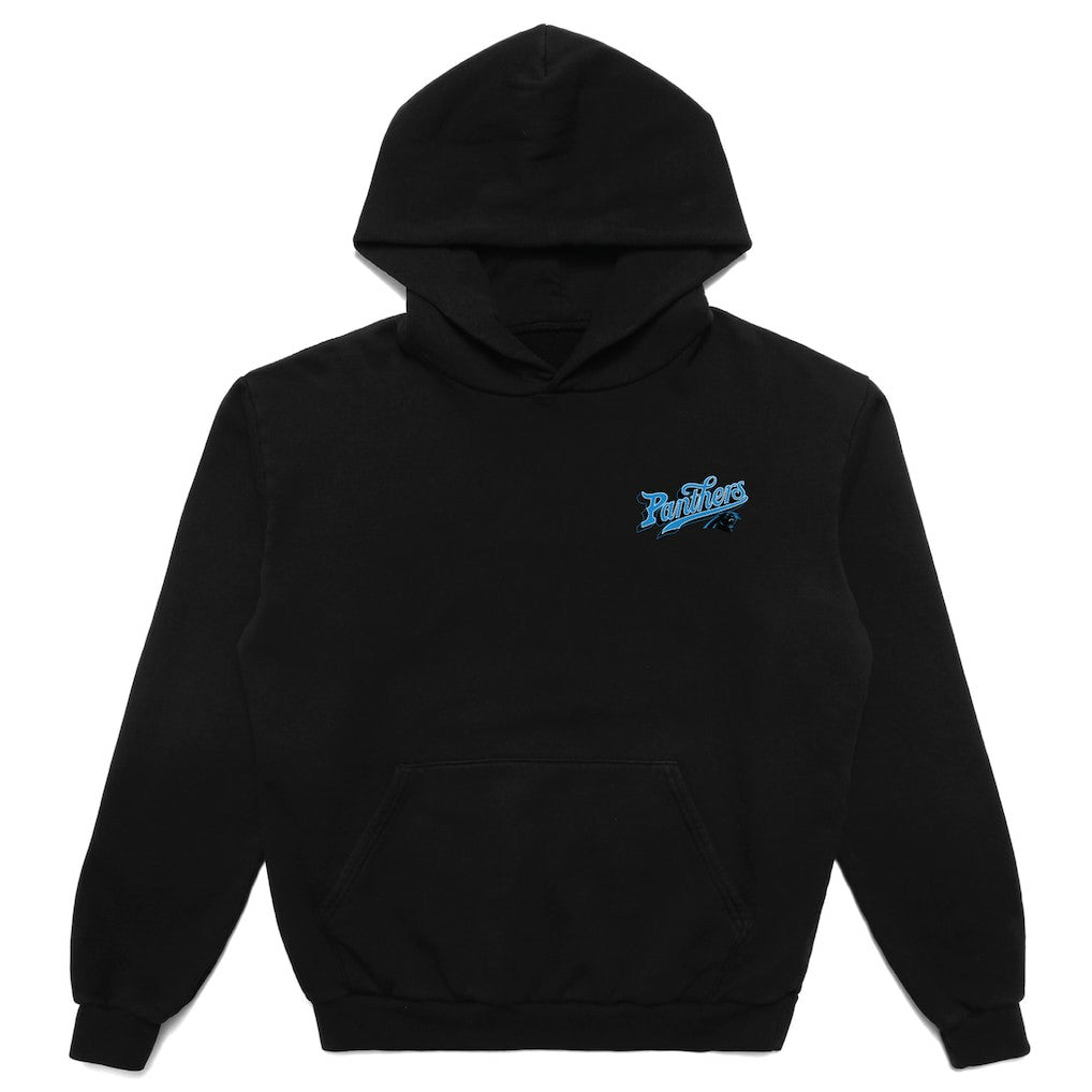 Carolina Panthers  Born x Raised Unisex Pro Script Hoodie