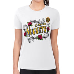 Denver Nuggets G-III 4Her by Carl Banks Women's Super-Slim Fit Lightweight Roses Crew Neck T-Shirt sale Discount