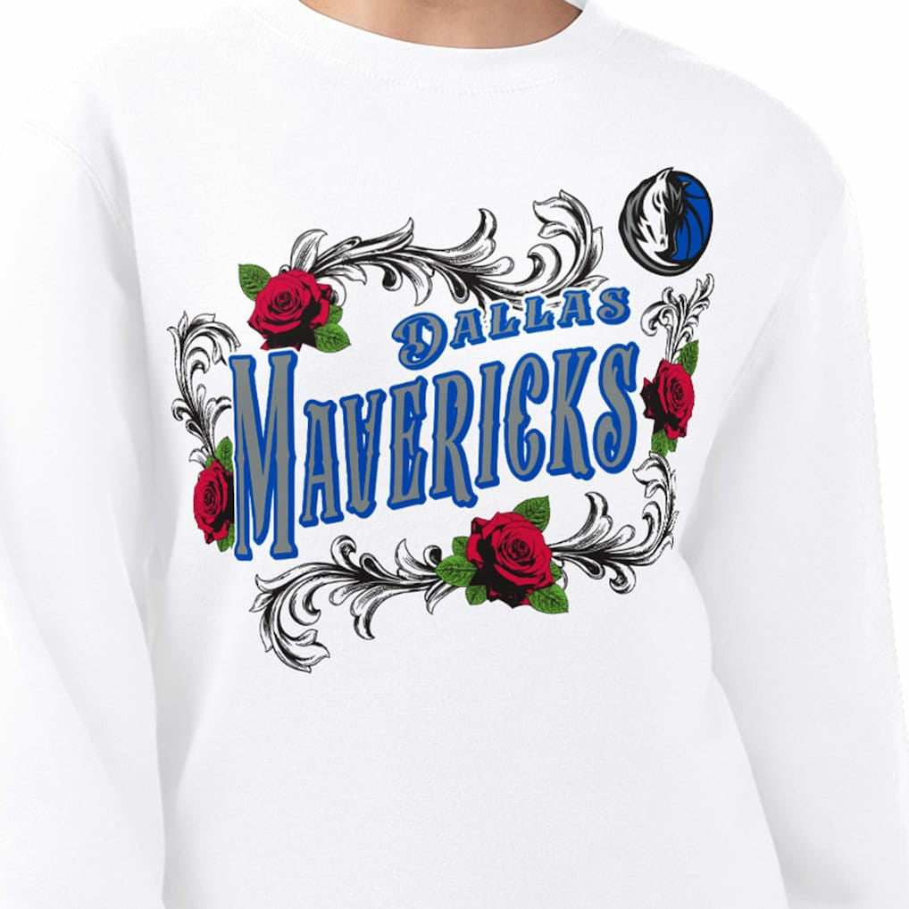 Dallas Mavericks G-III 4Her by Carl Banks Women's Roses Fleece Tri-Blend Sweatshirt sale On Sale