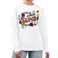 Phoenix Suns G-III 4Her by Carl Banks Women's Roses Fleece Tri-Blend Sweatshirt On Sale
