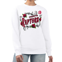 Toronto Raptors G-III 4Her by Carl Banks Women's Roses Fleece Tri-Blend Sweatshirt Discount