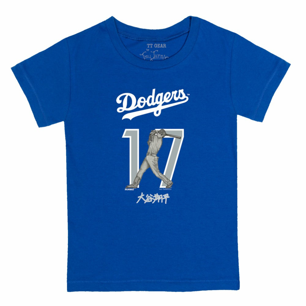 Shohei Ohtani Los Angeles Dodgers Tiny Turnip Youth Kanji Batting Graphic T-Shirt | MLB Sale