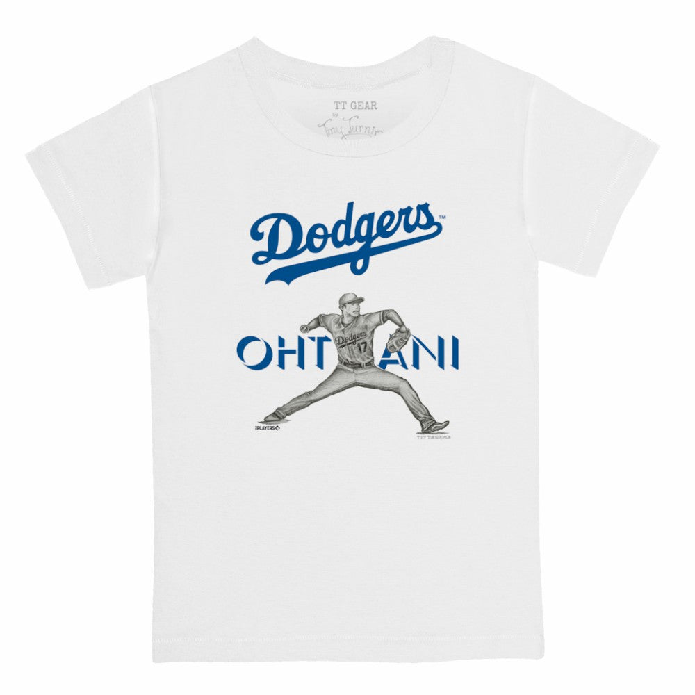 Shohei Ohtani Los Angeles Dodgers Tiny Turnip Youth Pitch Graphic T-Shirt | MLB On Sale