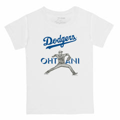 Shohei Ohtani Los Angeles Dodgers Tiny Turnip Youth Pitch Graphic T-Shirt | MLB On Sale