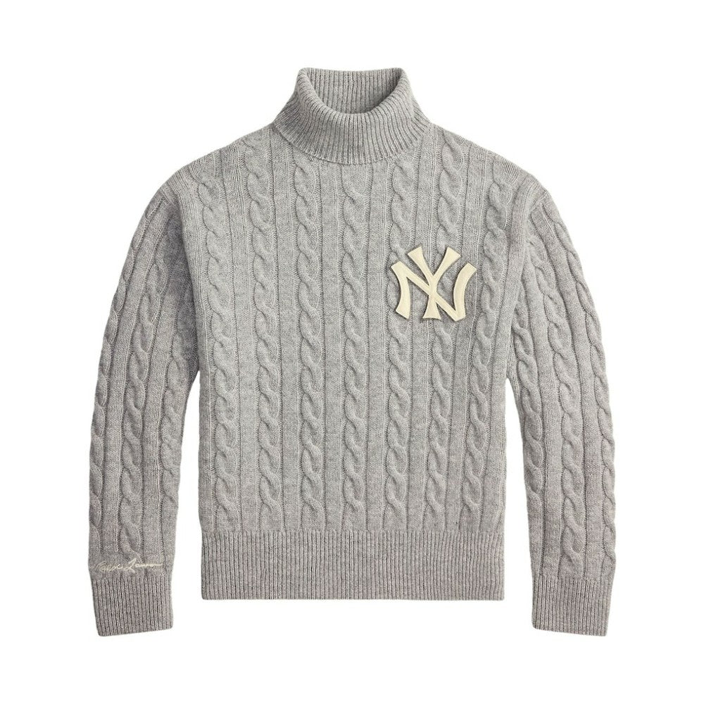 New York Yankees Polo Ralph Lauren Wool Turtleneck Sweater | MLB Online