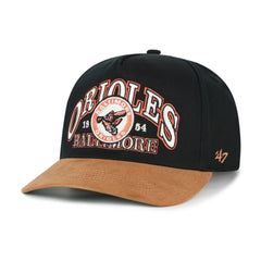 Baltimore Orioles '47 Cooperstown Break Wood Suede Hitch Adjustable Hat | MLB On Sale