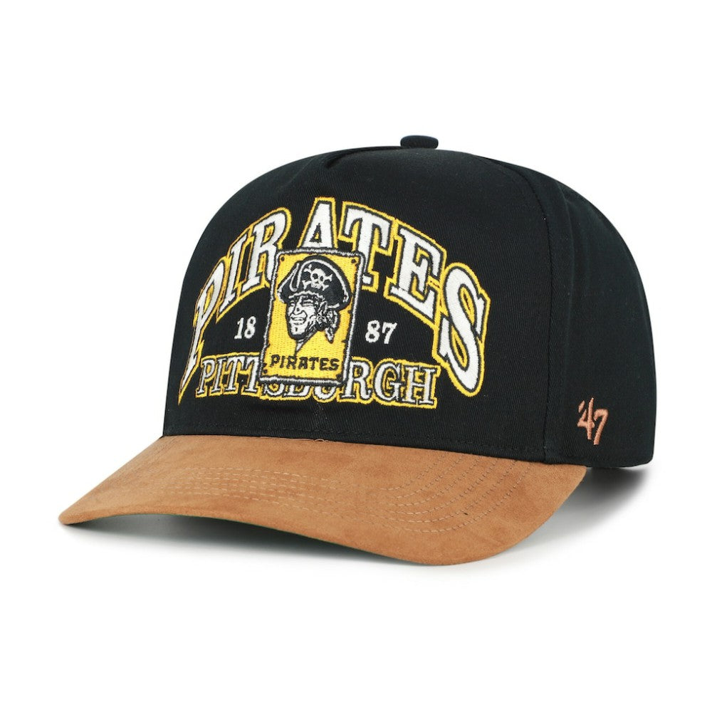 Pittsburgh Pirates '47 Cooperstown Break Wood Suede Hitch Adjustable Hat | MLB Online