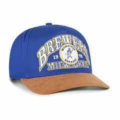 Milwaukee Brewers '47 Cooperstown Break Wood Suede Hitch Adjustable Hat | MLB Near me