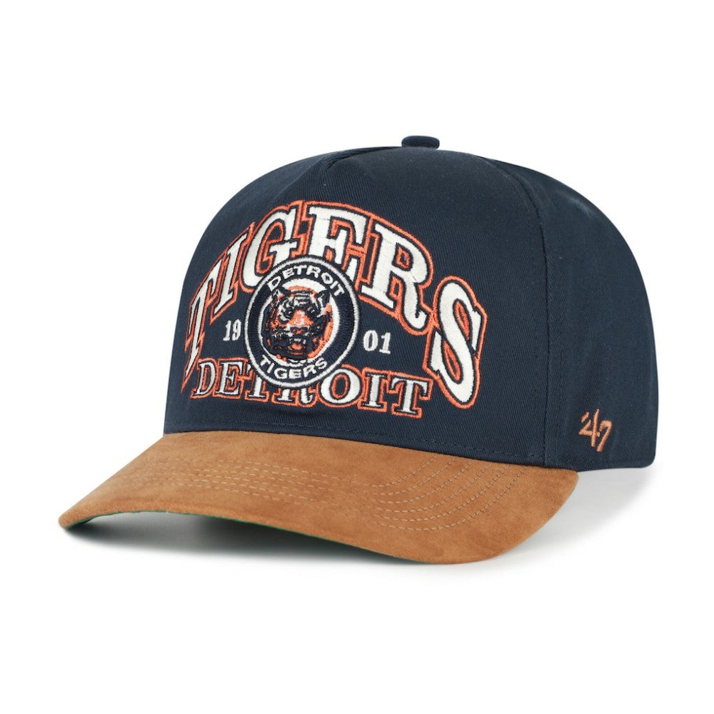 Detroit Tigers '47 Cooperstown Break Wood Suede Hitch Adjustable Hat | MLB New