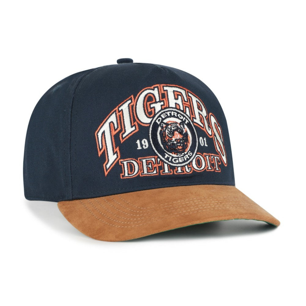 Detroit Tigers '47 Cooperstown Break Wood Suede Hitch Adjustable Hat | MLB New