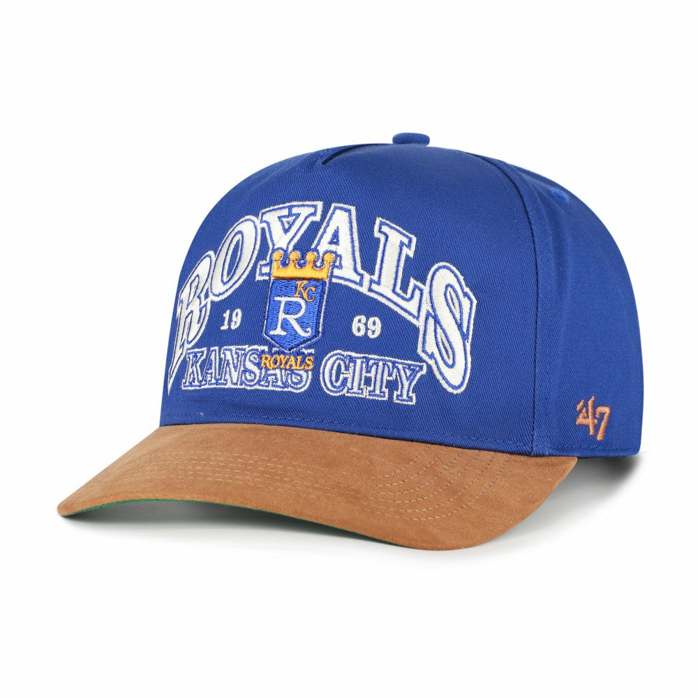 Kansas City Royals '47 Cooperstown Break Wood Suede Hitch Adjustable Hat | MLB Sale