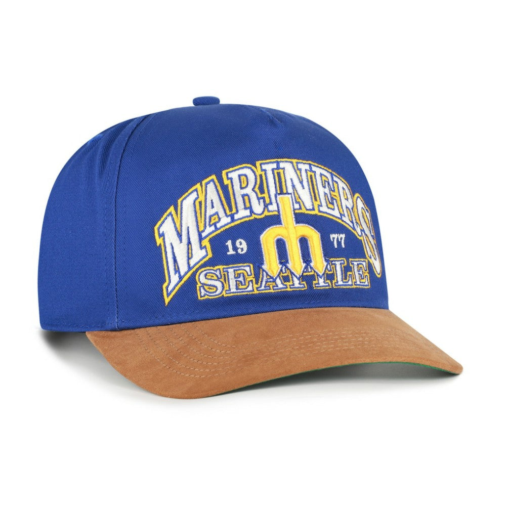 Seattle Mariners '47 Cooperstown Break Wood Suede Hitch Adjustable Hat | MLB For sale