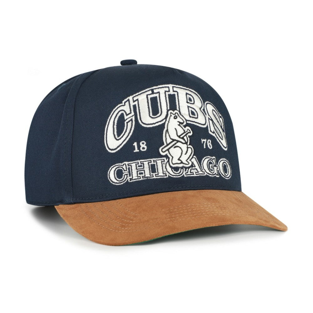 Chicago Cubs '47 Cooperstown Break Wood Suede Hitch Adjustable Hat | MLB Discount