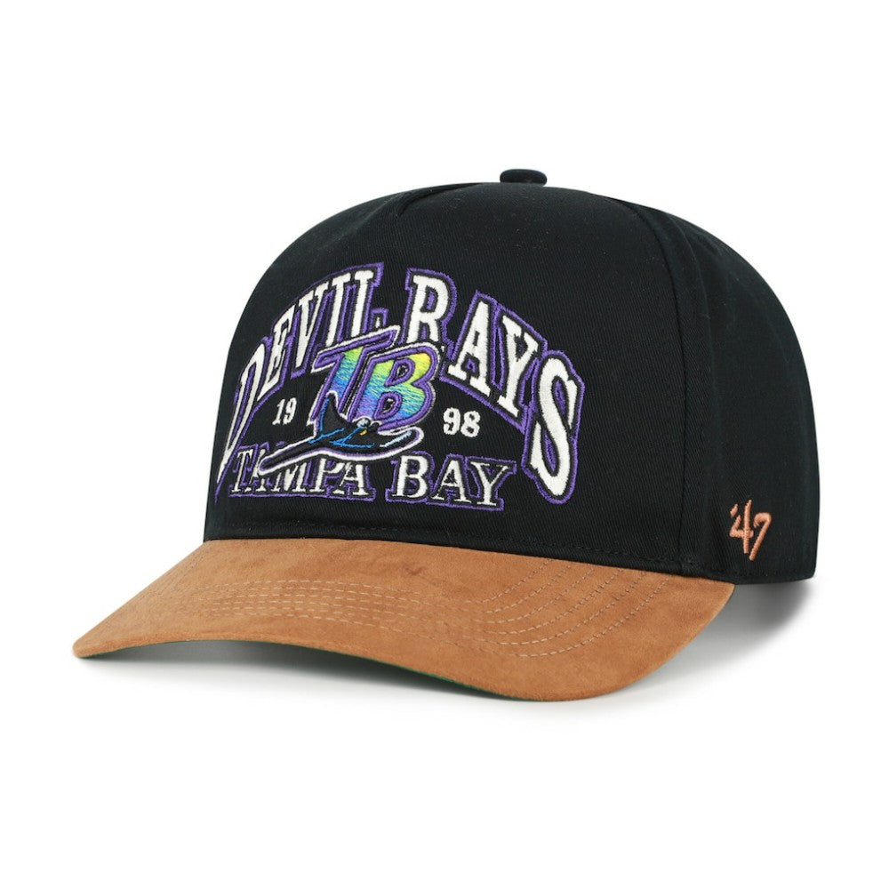 Tampa Bay Rays '47 Cooperstown Break Wood Suede Hitch Adjustable Hat | MLB New